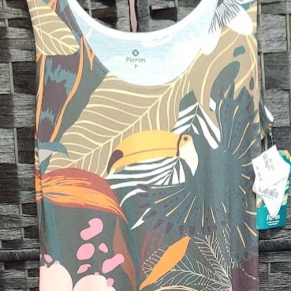 New Pierim Toucan print bird dress size Petite  NWT - Picture 4 of 7